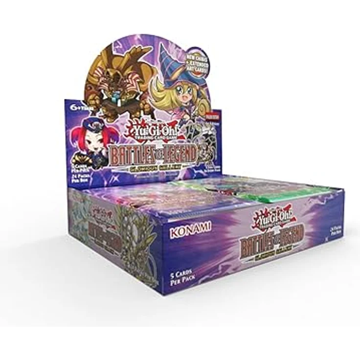 Konami Yu-Gi-Oh! Battles of Legend: Glorious Gallery Booster Box mit 24 Booster Packs für Sammler und Spieler – Bild 1