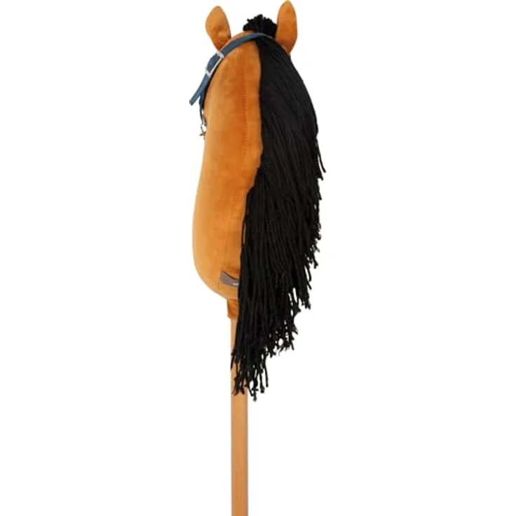 Small Foot Steckenpferd Hobby Horse Melodie, braun, inkl. Halfter, Trense & Führstrick, für aktives Hobby Horsing – Bild 10