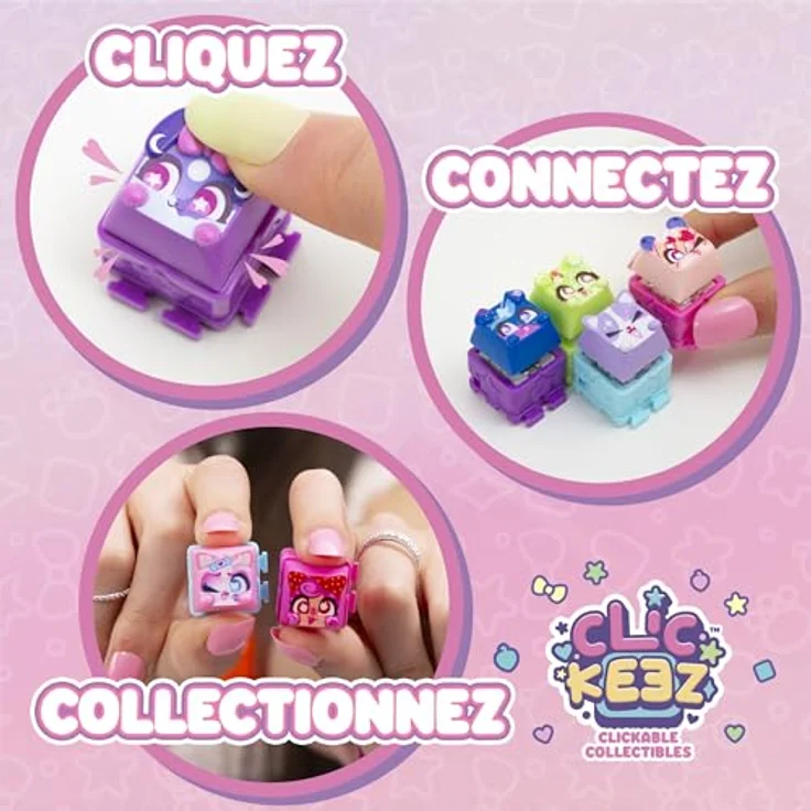 Goliath Toys Clickeez Controller, Fidget- und Fingerspielset mit 5 Clickeez Figuren und klickendem Fidget-Mechanismus – Bild 8