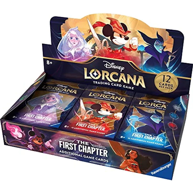 Disney Lorcana Trading Card Game: Das Erste Kapitel - Display mit 24 Booster Packs - Englisch