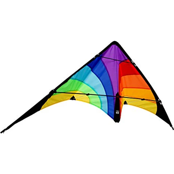 Wolkenstürmer Kinder Lenkdrachen Fancy bunt, Ready to Fly mit Glasfaser-Gestänge, Einsteigerlenkdrachen – Bild 2
