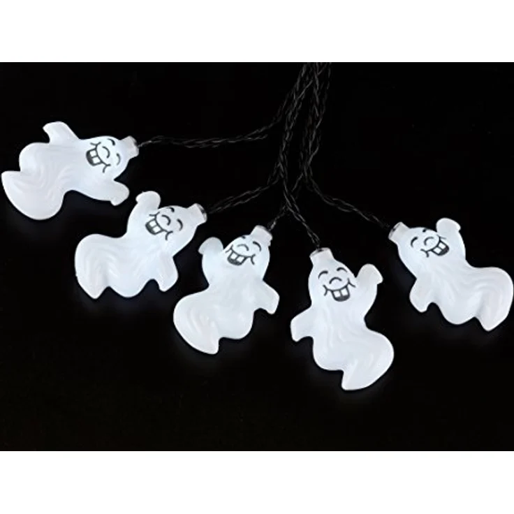 Star 728-81 Halloween Lichterkette, Plastik, Weiß, für den Innen- und Außenbereich, langlebig durch LED-Technologie, erzeugt angenehme Atmosphäre – Bild 2