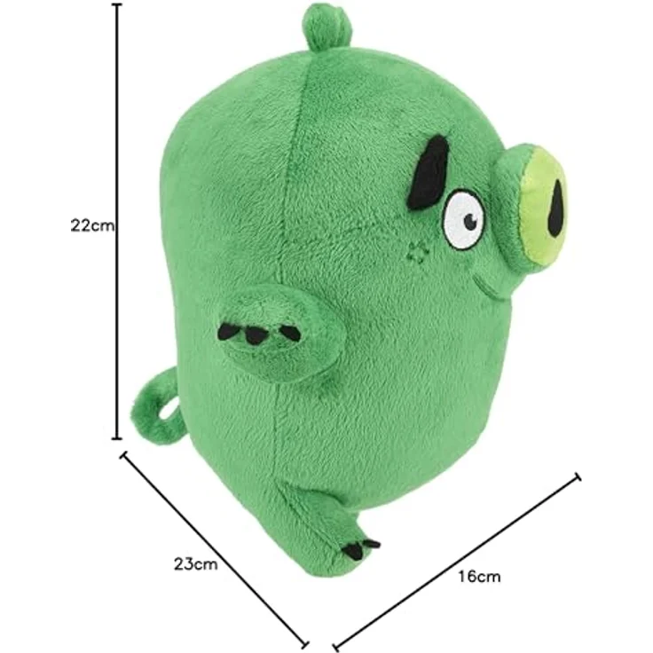 Angry Birds Plüsch Kuscheltier - Grünes Schwein, 25 cm, weich und kinderfreundlich – Bild 4