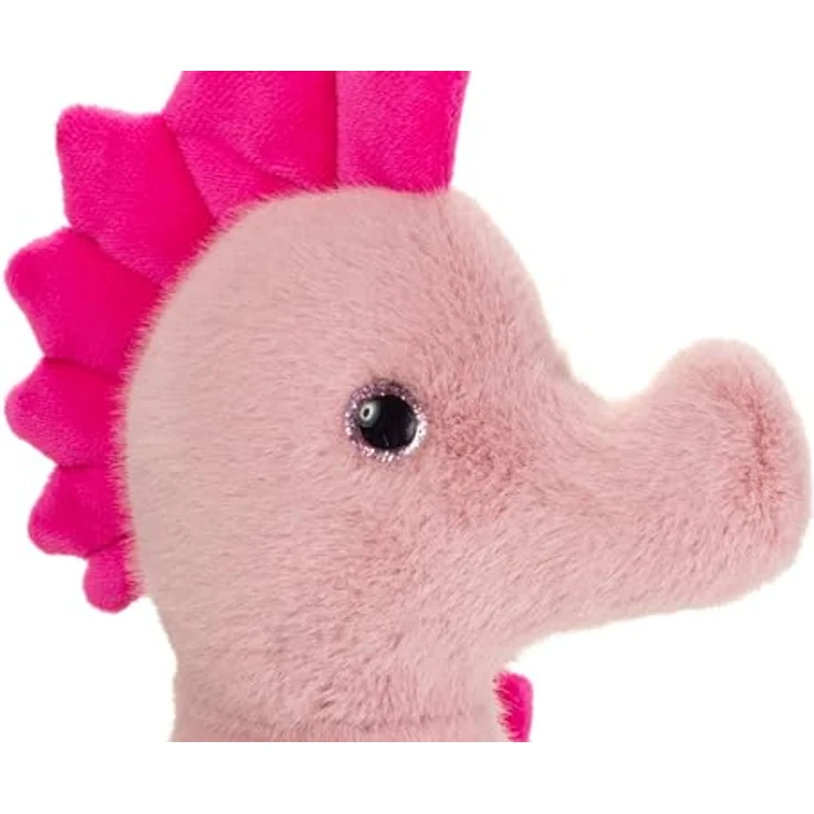 Teddy-Hermann Seepferdchen „Alba“, 23 cm, rosafarben, weicher Plüsch, mit dekorativer Rückenflosse in Pink – Bild 5