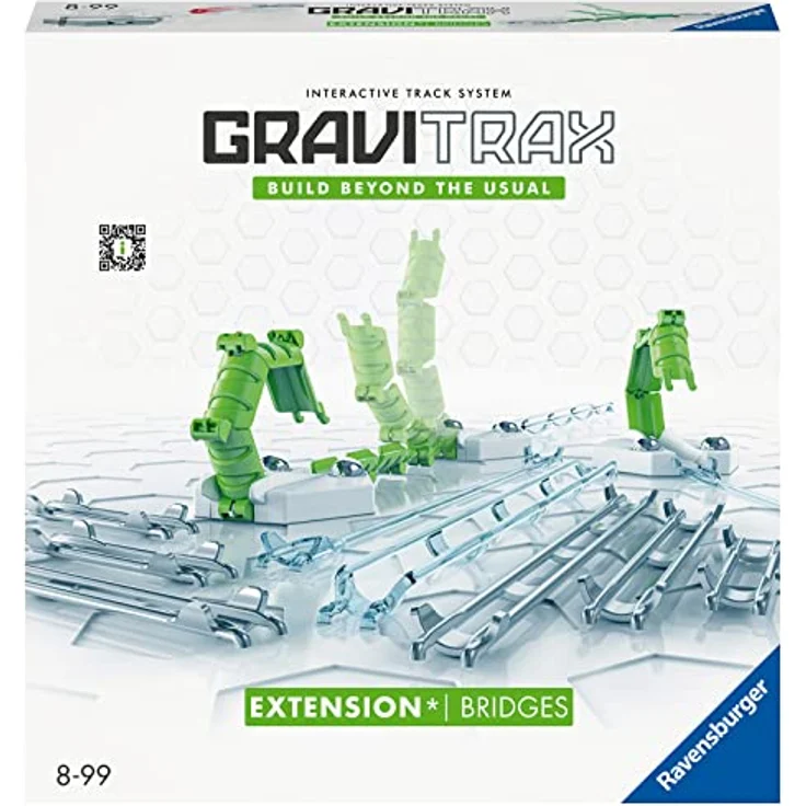 Ravensburger GraviTrax Extension Bridges - Zubehör für das Kugelbahnsystem. Kombinierbar mit allen GraviTrax Produktlinien, Starter-Sets, Extensions und Elements, Konstruktionsspielzeug ab 8 Jahren – Bild 1