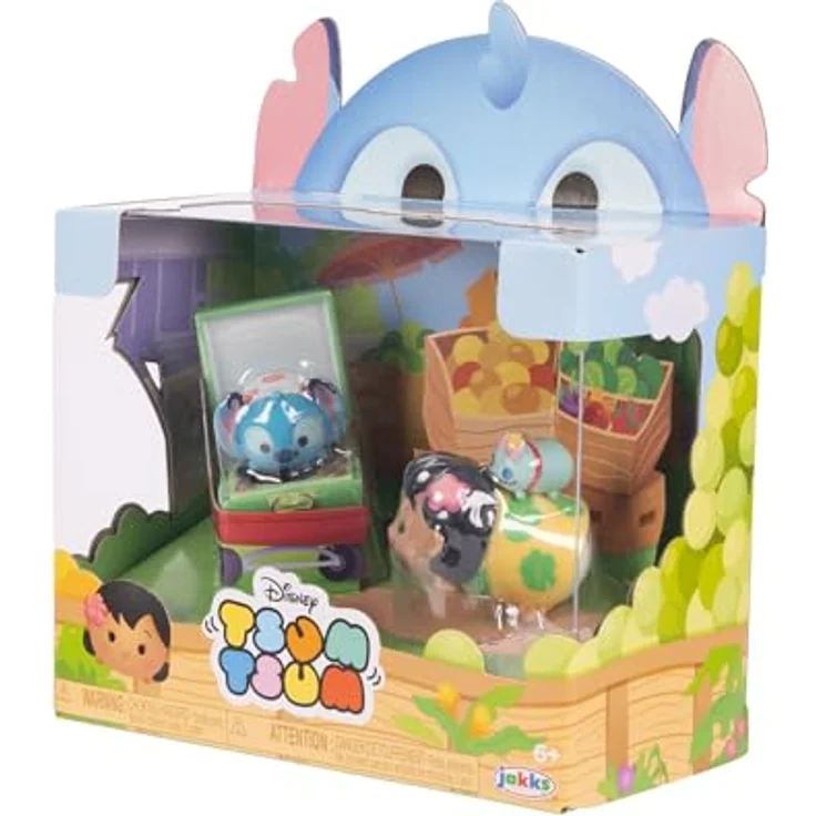 Jakks Pacific Disney Stitch Tsum Tsum Story Moment, Sammelfigur für Disney-Fans und Tsum Tsum-Liebhaber, detailgetreues Design – Bild 2