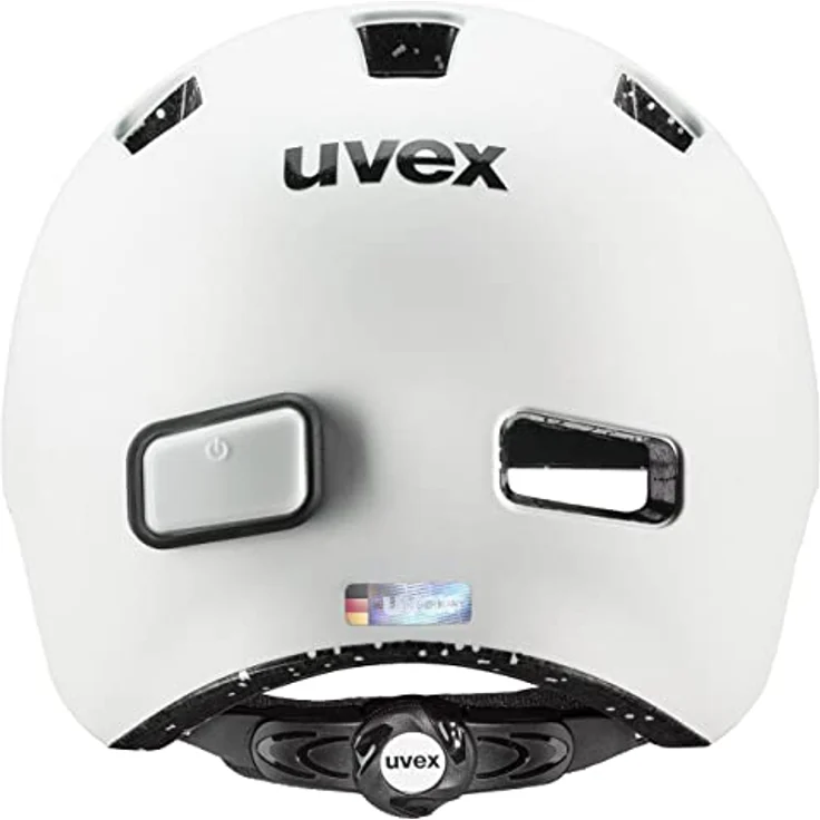 Uvex city 4 - Leichter City-Helm für Damen und Herren - Inkl. LED-Licht - Individuelle Größenanpassung - White Skyfall Matt - 58-61 cm – Bild 3
