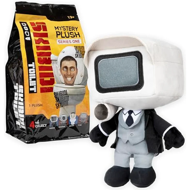 SKIBIDI TOILET Mystery Plush, Sammelfigur aus Blindbox mit 9 einzigartigen Charakteren – Bild 5