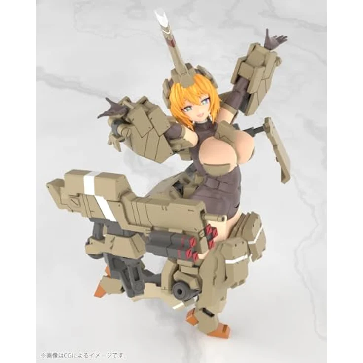 Kotobukiya Frame Arms Girl Kagutsuchi-kou PVC-Figur, 20 cm, braun, bewegliche Sammlerstatuette – Bild 6