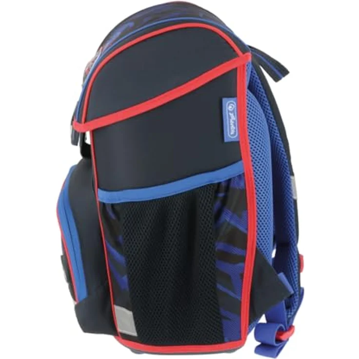 Herlitz Schulranzen Loop Plus High Speed, Komplettset mit ergonomischem Design und 17 Liter Fassungsvermögen, grau – Bild 3