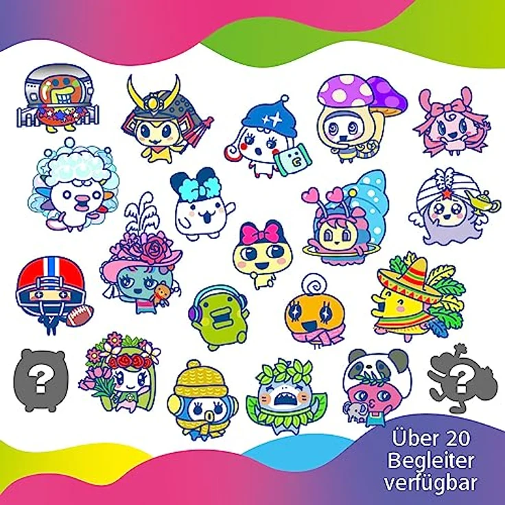 Bandai Tamagotchi Uni, Interaktives virtuelles Haustier mit multilingualer Unterstützung – Bild 6