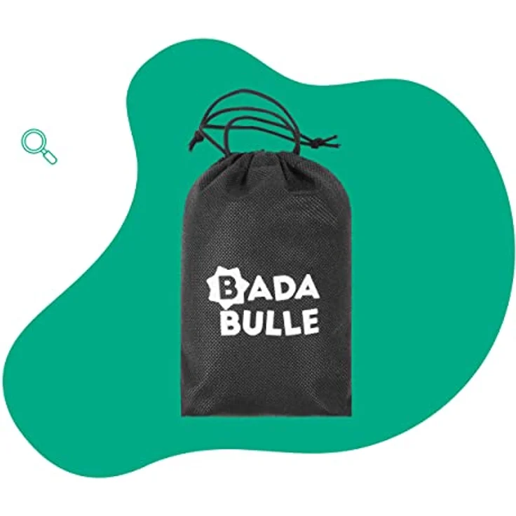 Badabulle Auto-Sonnenblende, 2er Pack Sonnenschutz für Seitenscheiben, Universalgröße für 110 cm x 60 cm, atmungsaktiv und inkl. Transporttasche – Bild 6