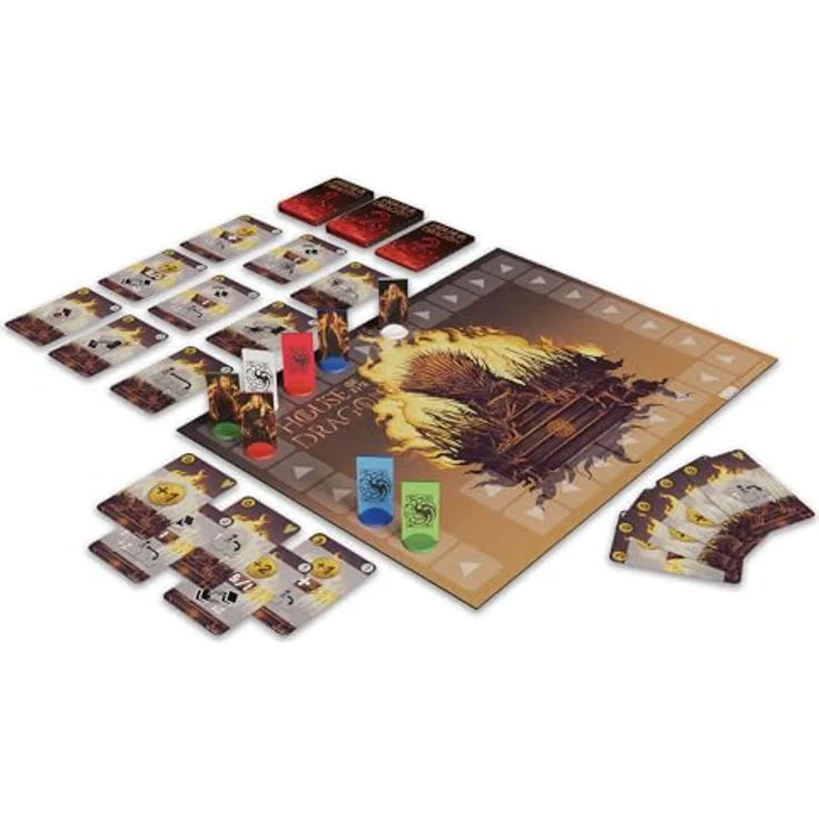 Cartamundi Niebo ognia Haus des Drachens, Brettspiel für 2-5 Spieler mit strategischem Kartensystem und Drachenzucht – Bild 4