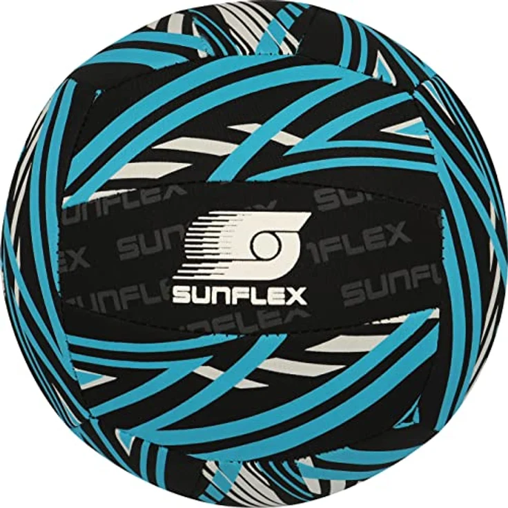 Sunflex® Beach und Funball Action Pro Größe 5, Neopren Volleyball weich und leicht für Wasser und Strand, extrem robust, rutschfester Grip, UV-beständig, Ø 21cm – Bild 1