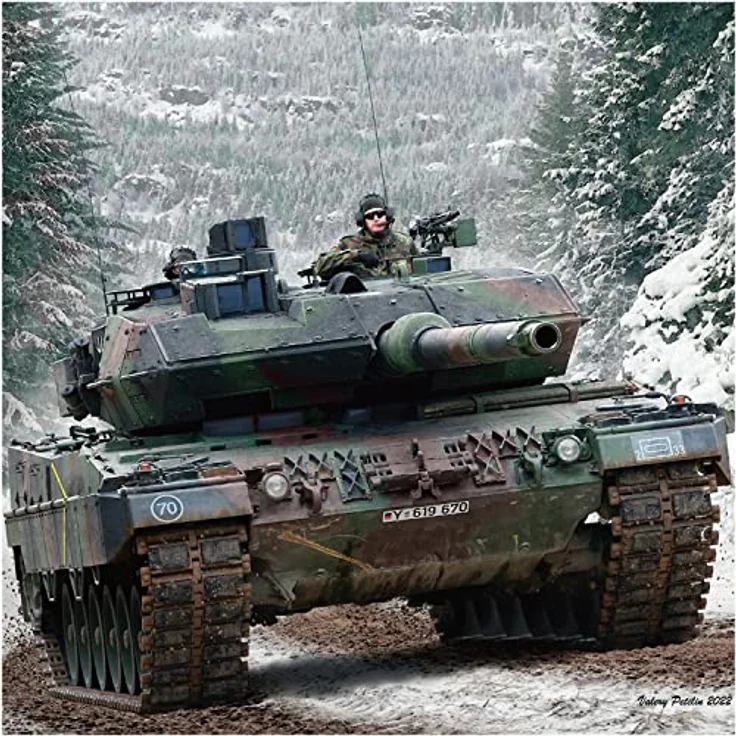 Rye Field Model Leopard 2A6, Hochdetailliertes Modell eines Hauptkampfpanzers mit Vollständigem Innenraum  – Bild 2