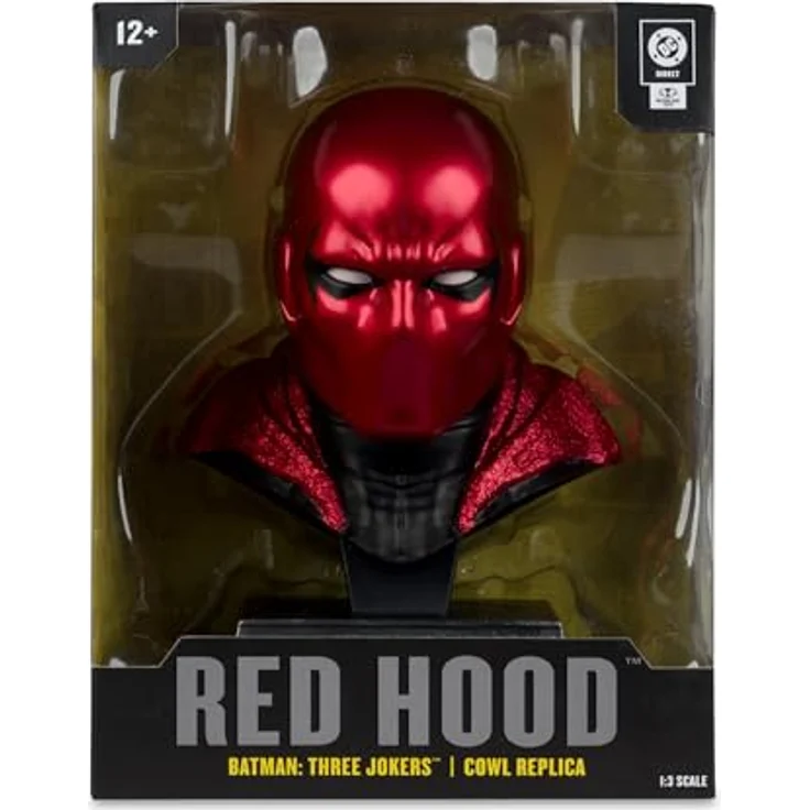McFarlane Toys DC Direct Prop-Replik 1/3 Red Hood Cowl, Batman: Three Jokers, 17,78 cm mit Display-Ständer – Bild 7