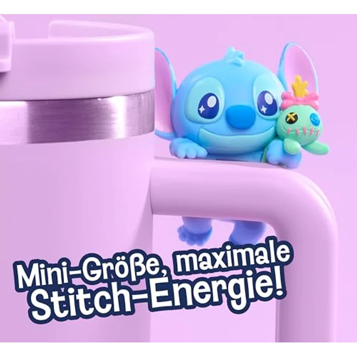 Disney Stitch Attachmeez Mini-Figur Blindbox, 5 cm, haftbar an Tassen, Büchern und Tablets, Sammelset mit Surfbrett-Display, für Kinder ab 3 Jahren von Just Play – Bild 4