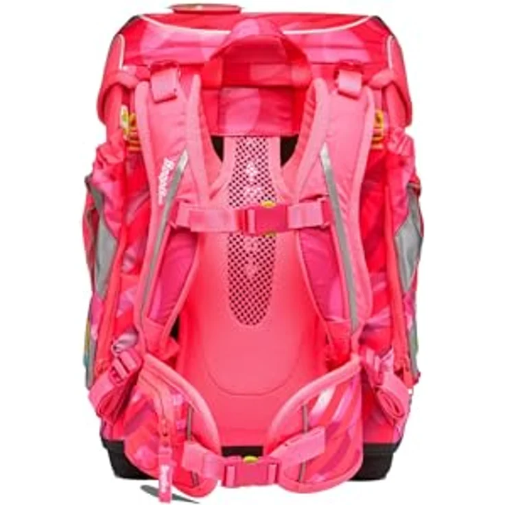 ergobag Cubo KuntBärbuntes Einhorn, 5-teiliges Schulranzen-Set, ergonomisch, für 1. bis 4. Klasse, reflektorisch, 19 l, PFC-frei – Bild 4