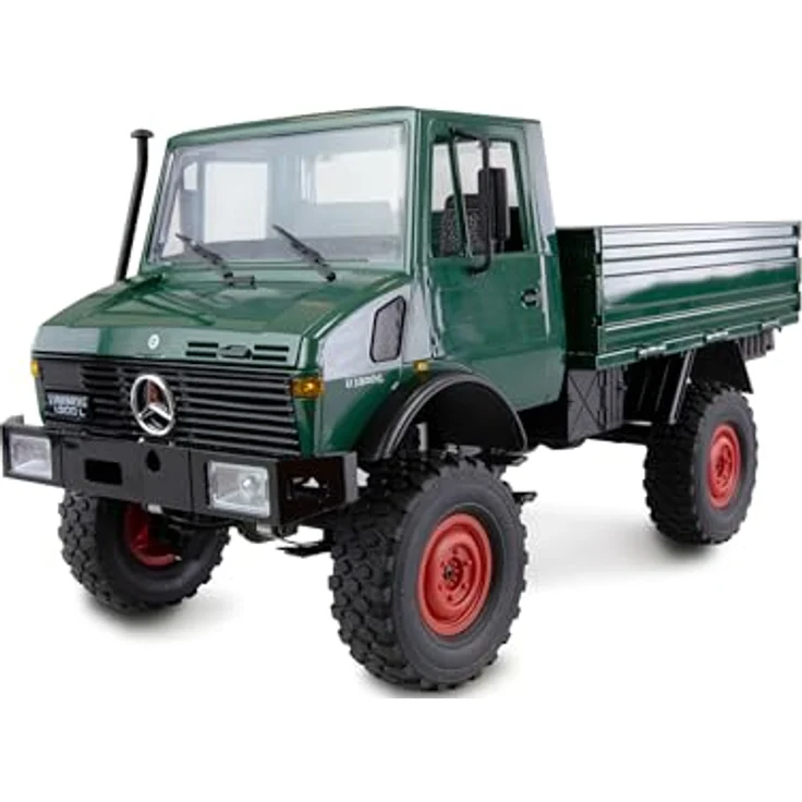 Amewi Mercedes-Benz Unimog Lizenzfahrzeug 4WD 1:12 grün - Preisvergleich – Bild 2