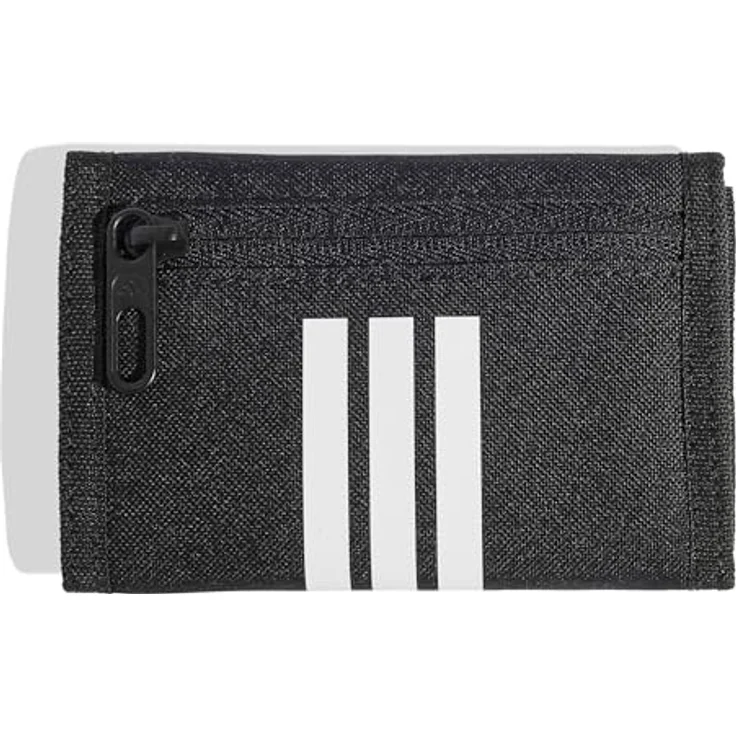 adidas Performance Power Wallet, Kinderportemonnaie mit Reißverschlusstasche, 25,5 cm x 13 cm, schwarz – Bild 2