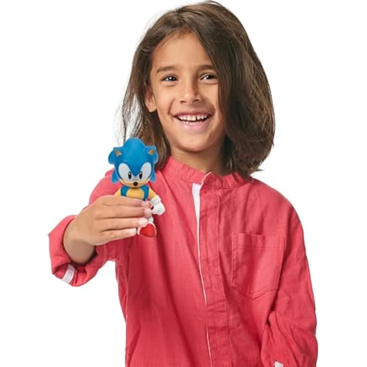 Heroes of Goo Jit Zu Goo Jit Zu - Glow Surge Sonic - Dehnbare Sammelfigur mit leuchtender Light Burst-Power und einzigartiger Textur – Bild 4