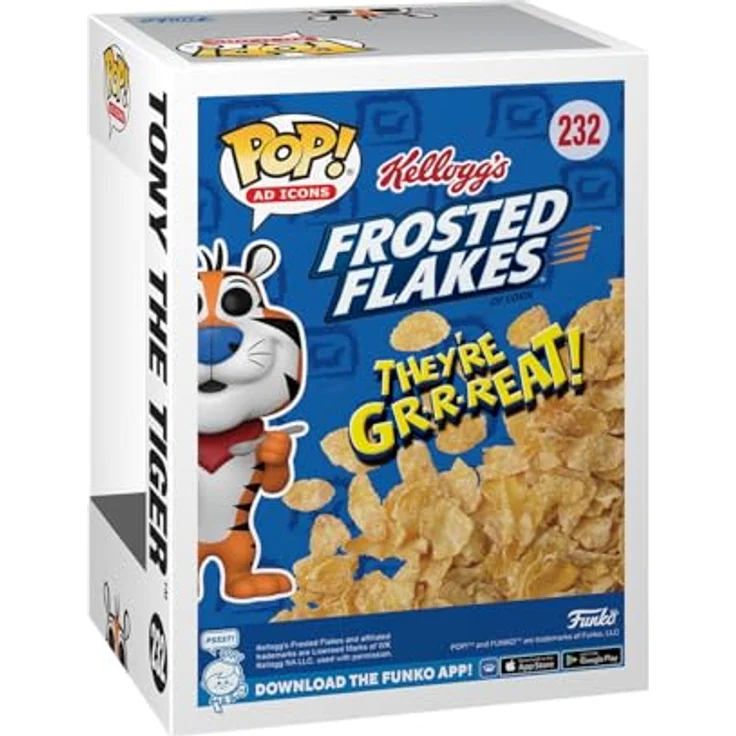 Funko Pop! AD Icon: Kellogg's - Tony The Tiger ('84) - 9,5 cm Vinyl-Sammelfigur für Kinder und Erwachsene - Offizielle Handelsware - Ideal als Geschenk für Kellogg's Fans – Bild 3