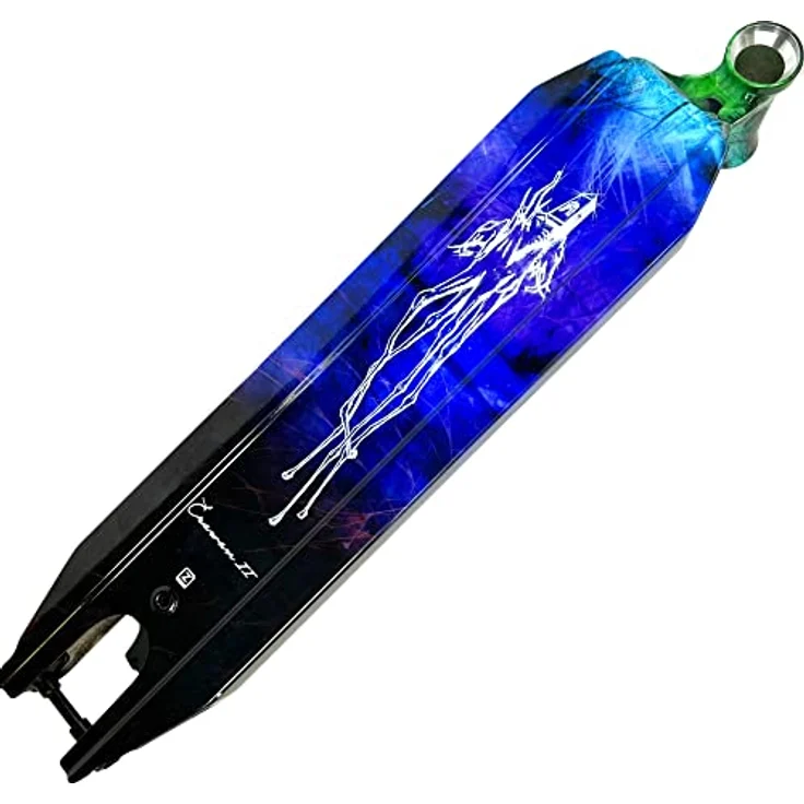 Ethic DTC Erawan V2 Stunt-Scooter Deck 54cm - Blau Iridium, robustes Aluminium 6061, optimierte Gewichtsverteilung, Nylon V2 Bremse, inkl. Griptape – Bild 5