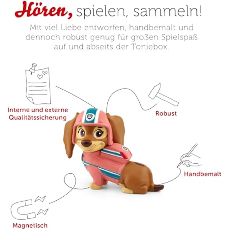 tonies Hörfiguren für Toniebox, PAW Patrol – Liberty, Hörspiel mit 3 Geschichten für Kinder ab 3 Jahren, Spielzeit ca. 50 Minuten – Bild 3