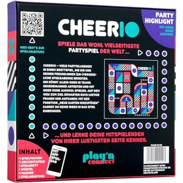 Playnconnect GmbH Cheerio Partyspiel Adult, Kartenspiel für Erwachsene – Bild 4