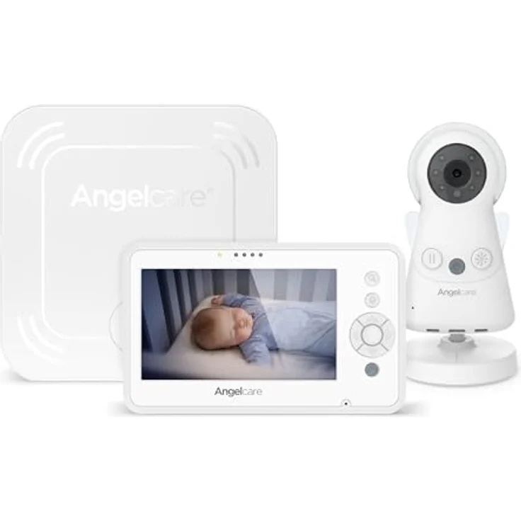 Angelcare AC25, Babyphone Bewegungsmonitor mit Kamera und Bewegungssensor, 150 m Reichweite – Bild 1