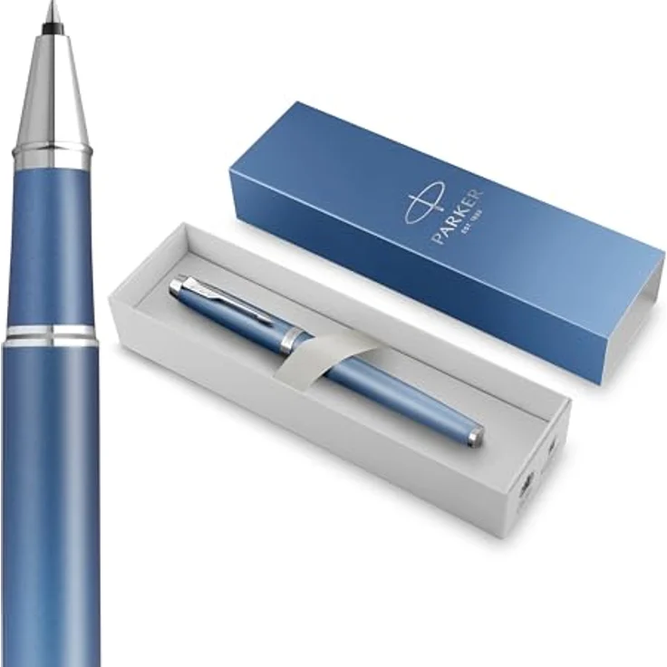 Parker Pen Parker IM Rollerball, elegant blauer Schreibstift für kreative Momente und Notizen – Bild 1