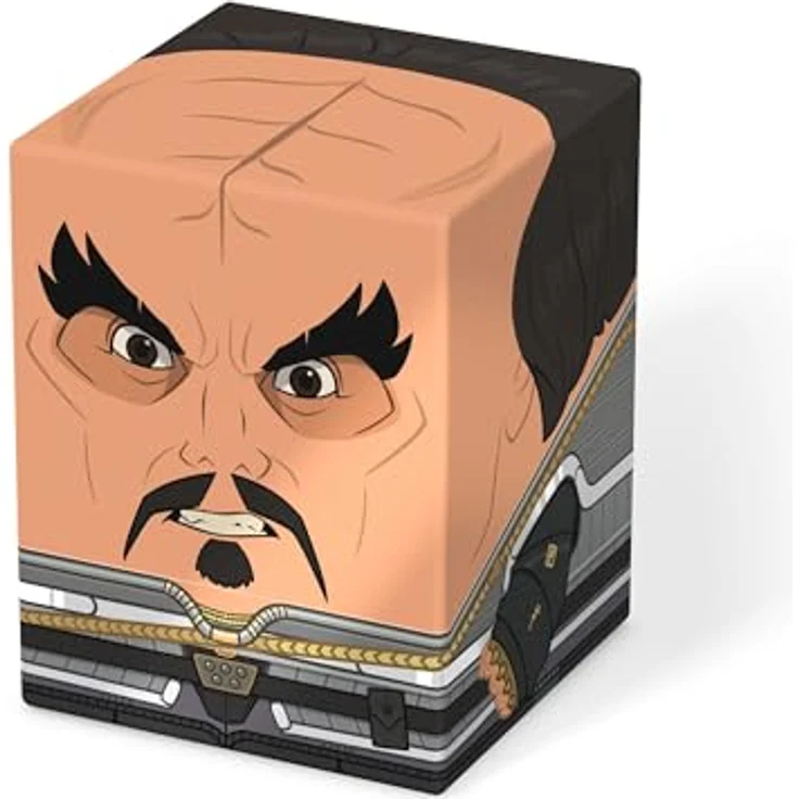 Ultimate Guard Squaroes Squaroe Star Trek: The Original Series ST017 - Klingon, Deckbox für bis zu 100 doppelhüllige Sammelkarten, offizielles Lizenzprodukt – Bild 2