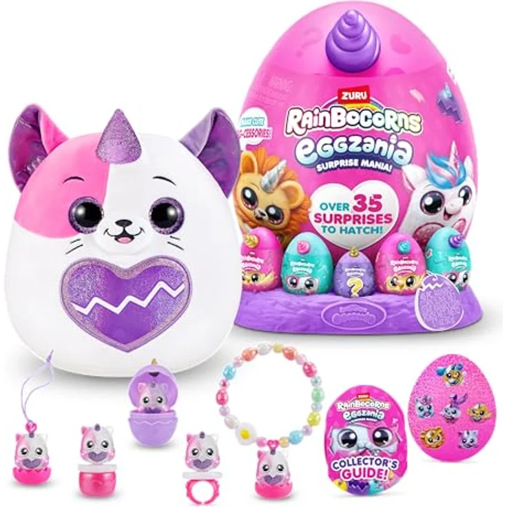 Rainbocorns Eggzania Surprise Mania Kittencorn, über 20 Überraschungen, Plüschtier und Accessoires (Kätzchen) – Bild 2