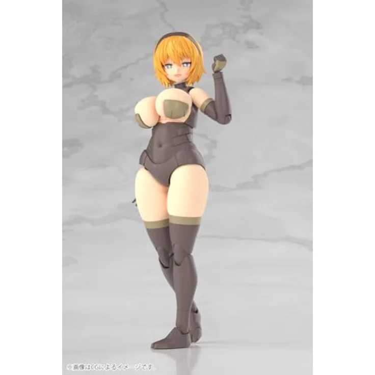 Kotobukiya Frame Arms Girl Kagutsuchi-kou PVC-Figur, 20 cm, braun, bewegliche Sammlerstatuette – Bild 7