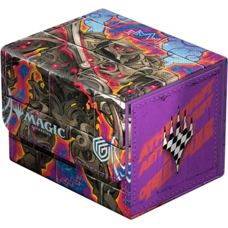 Ultimate Guard Sidewinder 100+, Deck-Box für Magic: The Gathering, bis zu 100 Double-Sleeve Karten, widerstandsfähiges Xenoskin, Magnetverschluss, Coalstoke Gearhulk, Ätherdrift 2 – Bild 2