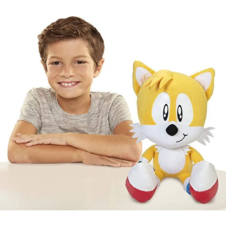 Sonic The Hedgehog - Jakks Jumbo Plüsch Tails Figur, 50 cm, Kuscheltier, großes Plüschtier, 404794 – Bild 2