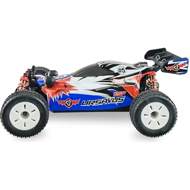 Amewi 22647 Ursavus Pro Buggy brushless 4WD 1:18 RTR, ferngesteuertes Auto mit Metall-Differentiale und Kardanwellen, blau – Bild 3