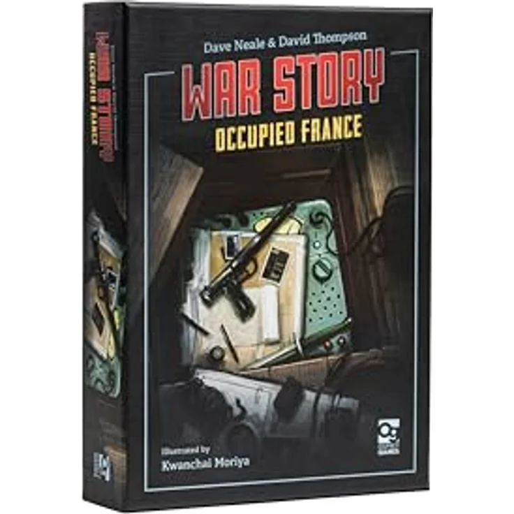 Asmodee War Story: Occupied France, Kooperatives Kartenspiel für 1-6 Spieler, mit 80+ Karten und 90+ Tokens – Bild 2