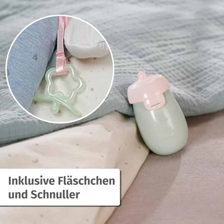 Baby Annabell Babypuppe Hannah Spiel mit mir, 36 cm, mit 5 lebensechten Funktionen, pink – Bild 6