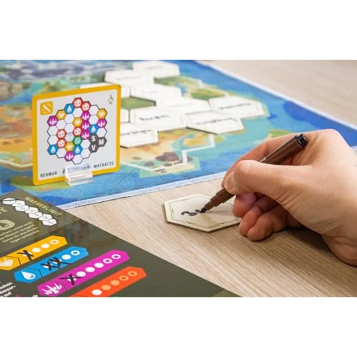Pegasus Spiele Landmarks, Brettspiel mit robuster Konstruktion für die ganze Familie – Bild 5
