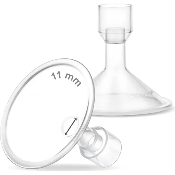 Maymom MyFit Brusthauben, kompatibel mit Medela Milchpumpen, 2er Pack, 11 mm, BPA- und DEHP-frei