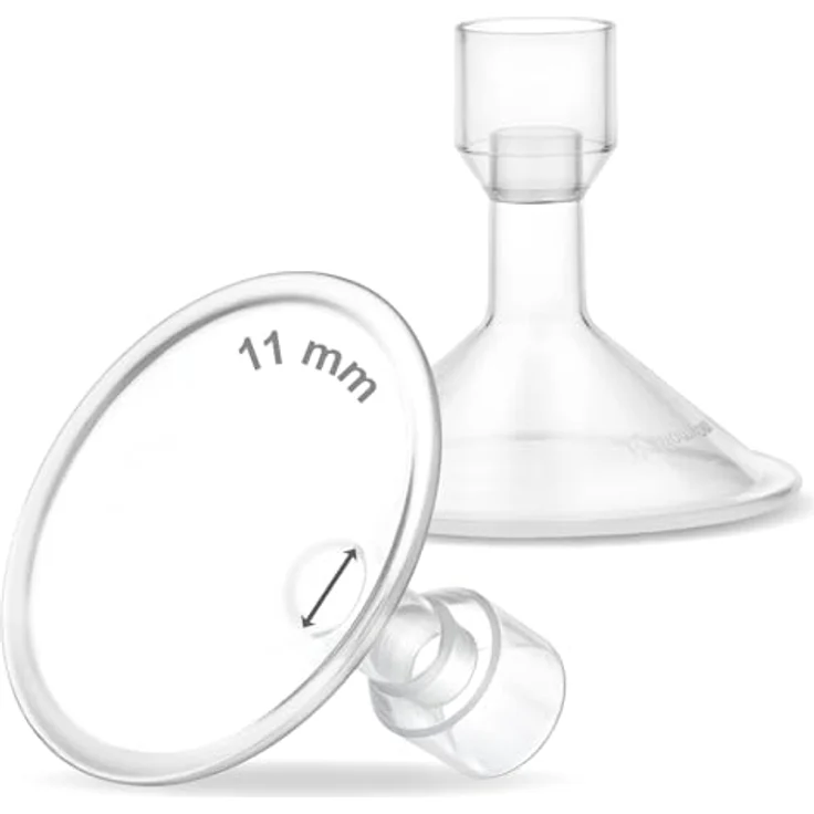 Maymom MyFit Brusthauben, kompatibel mit Medela Milchpumpen, 2er Pack, 11 mm, BPA- und DEHP-frei – Bild 1