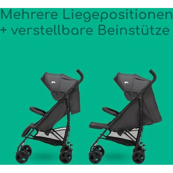 Bebeconfort Dusk Kinder-Buggy, leichter Reise-Buggy für 0-4 Jahre (0-22 kg), mit weichem Polster und verstellbarer Beinstütze – Bild 7
