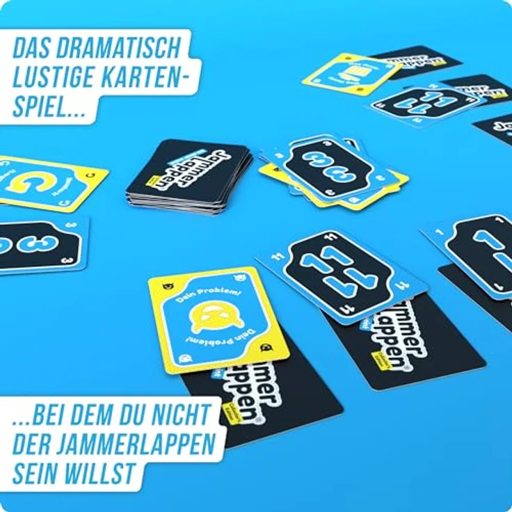 DENKRIESEN JAMMERLAPPEN® Collector's Edition, Kartenspiel | Wasserfest | Für 2-6 Spieler ab 9 Jahren | Hochwertige Metall-Box | Lustiges Familienspiel für Spieleabende – Bild 4