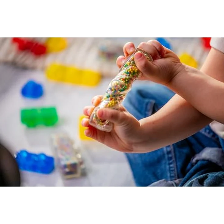 Jelly Blox Vehicle Kit, Bauspielzeug mit 35 sensorischen Bausteinen, interaktive Konstruktion für Kinder ab 2 Jahren – Bild 5