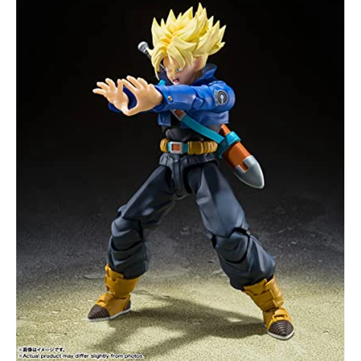 TAMASHII NATIONS Dragon Ball Z - Super Sayan Trunks - Figurine S.H. Figuarts 14cm, Sammelfigur – Bild 4