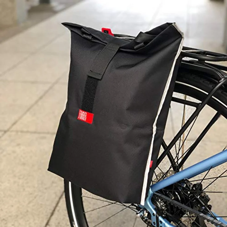 Gepäckträgertasche Konsum Fahrer schwarz – Bild 6