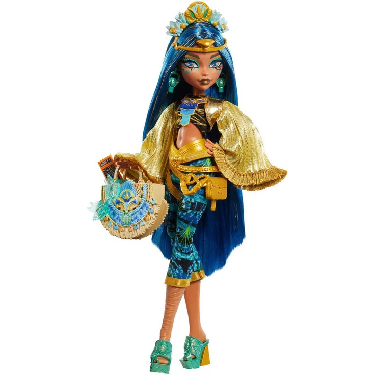 Mattel® Anziehpuppe Monster High, Monsterfest Cleo de Nile mit Festival-Outfit, schaurig-schöne Geschenkidee für Kinder ab 4 Jahren – Bild 1
