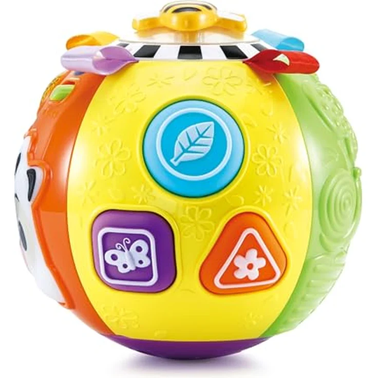 Vtech Baby - Babys Entdeckerball, Buntes Spielzeug mit Liedern und Geräuschen für Kinder 6-36 Monate – Bild 2