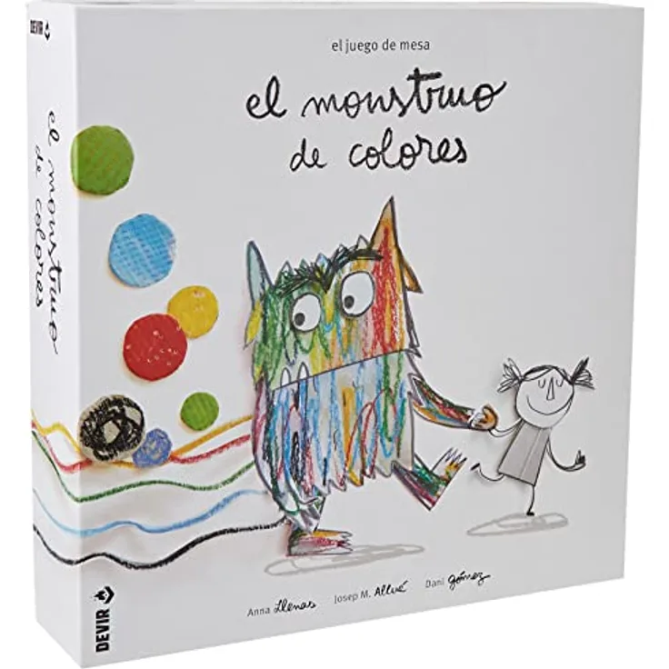 Devir BGMONSP El Monstruo de Colores, Brettspiel zur Emotionserkennung für 3- bis 6-jährige, spanische Ausgabe
